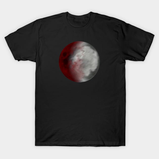 Blood Moon T-Shirt by syans_ashes